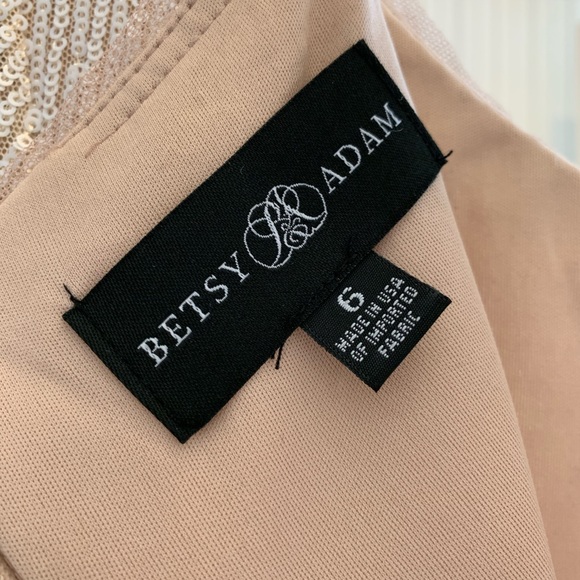 Betsy and Adam Quinn Embellished Sequin Ballgown - Picture 8 of 14